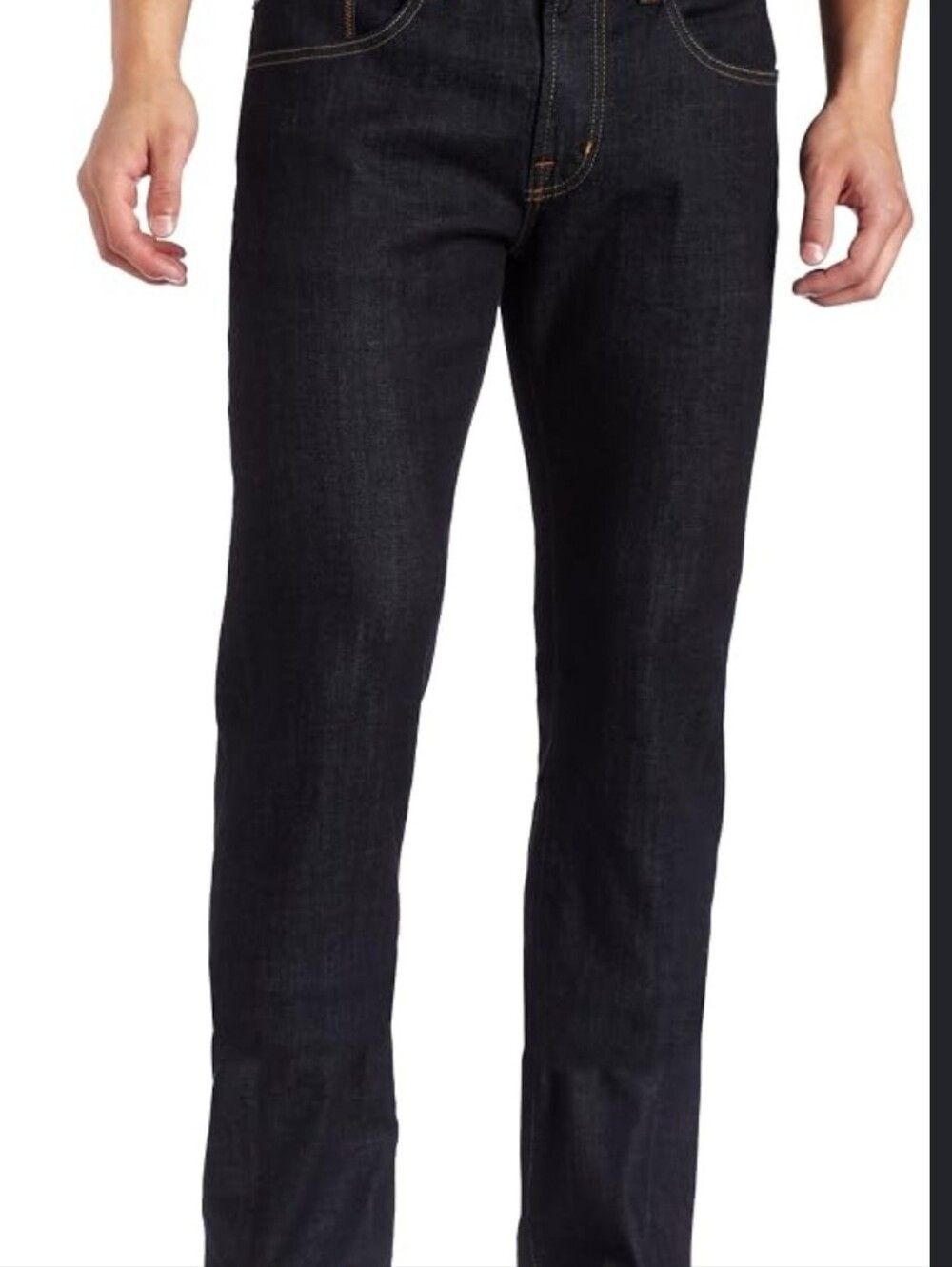 AG Adriano Goldschmied “The Matchbox” Slim Straight Jeans 33x34 Dark Wash